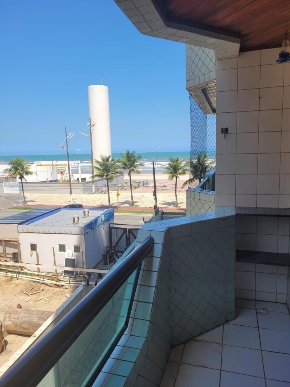 Frente Vista Mar Com Varanda Wi Fi 300Mbps E 10M Da Praia Da Tupi - Estacionamento Gratuito Praia Grande  Exterior foto